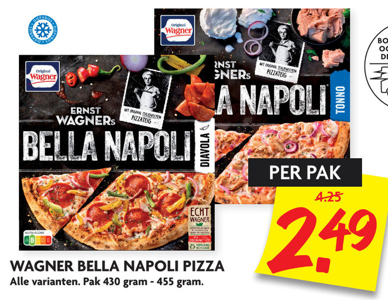 Wagner   diepvriespizza folder aanbieding bij  Dekamarkt - details