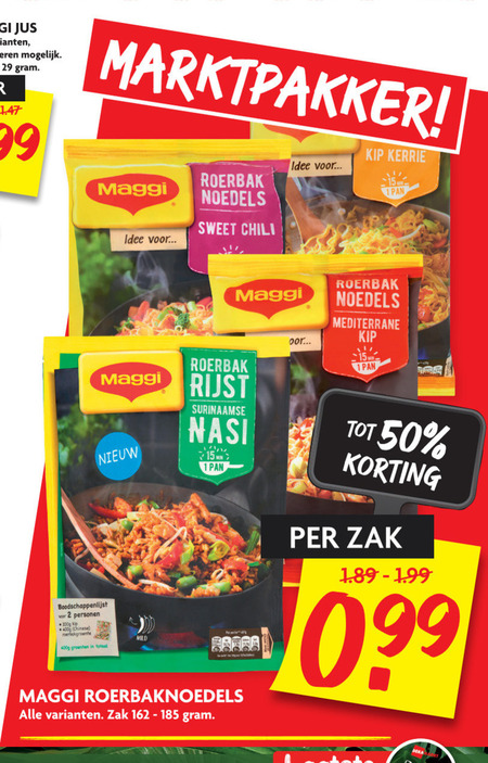 Maggi   noodles folder aanbieding bij  Dekamarkt - details