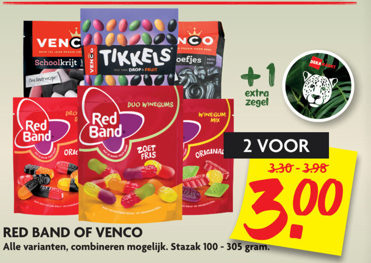 Venco   drop, snoep folder aanbieding bij  Dekamarkt - details