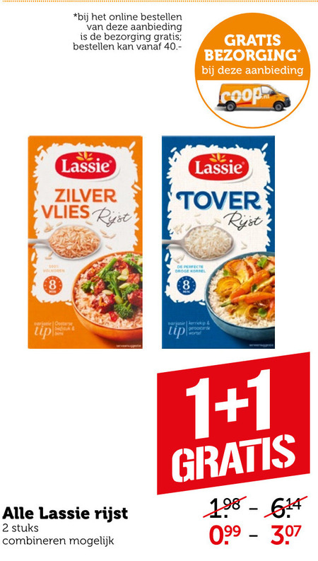 Lassie   rijst folder aanbieding bij  Coop - details