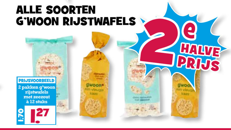 Gwoon   rijstwafels folder aanbieding bij  Boons Markt - details