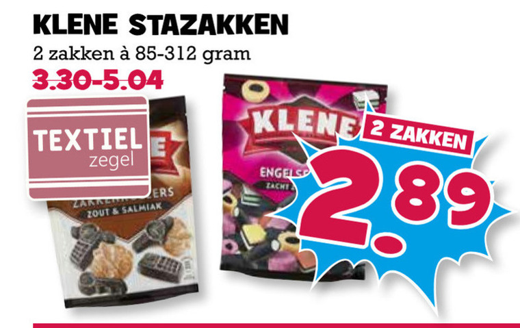 Klene   drop folder aanbieding bij  Boons Markt - details