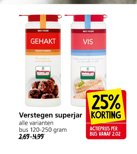 Verstegen   kruiden folder aanbieding bij  Jan Linders - details