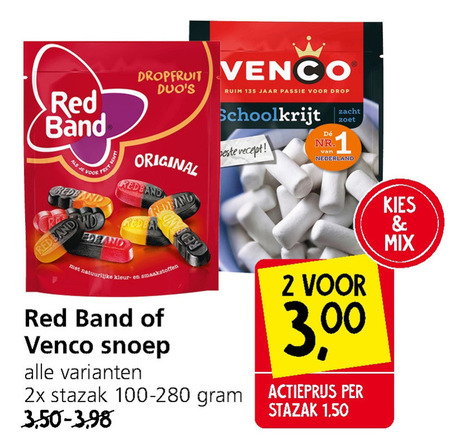 Red Band   snoep, drop folder aanbieding bij  Jan Linders - details