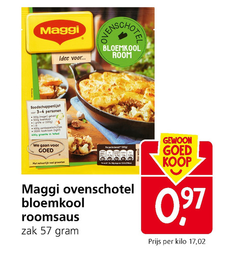 Maggi   maaltijdmix folder aanbieding bij  Jan Linders - details