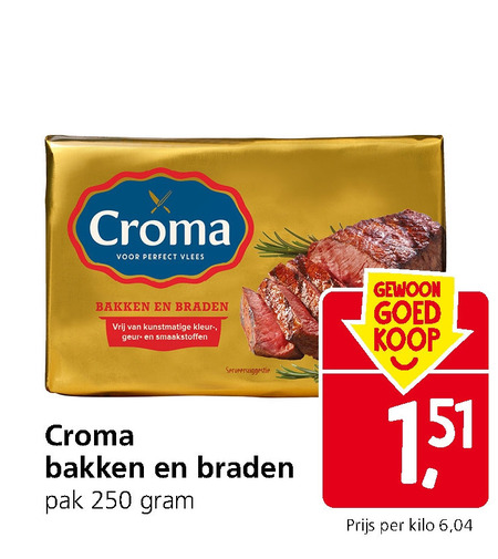 Croma   olie en vetten folder aanbieding bij  Jan Linders - details