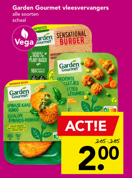 Garden Gourmet   vegetarisch folder aanbieding bij  Deen - details