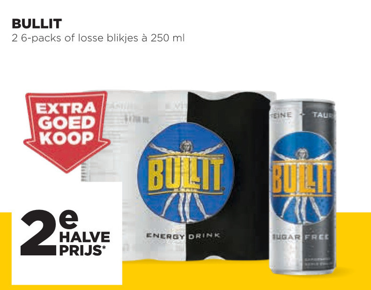 Bullit   energiedrank folder aanbieding bij  Jumbo - details