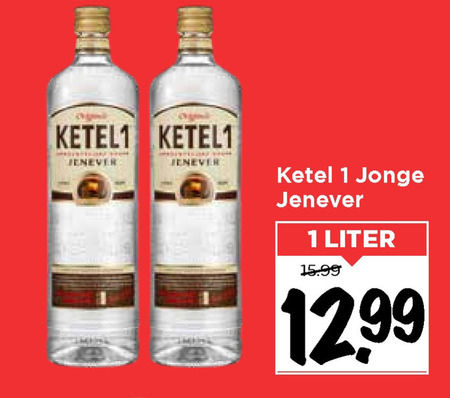 Ketel 1   jenever folder aanbieding bij  Vomar - details