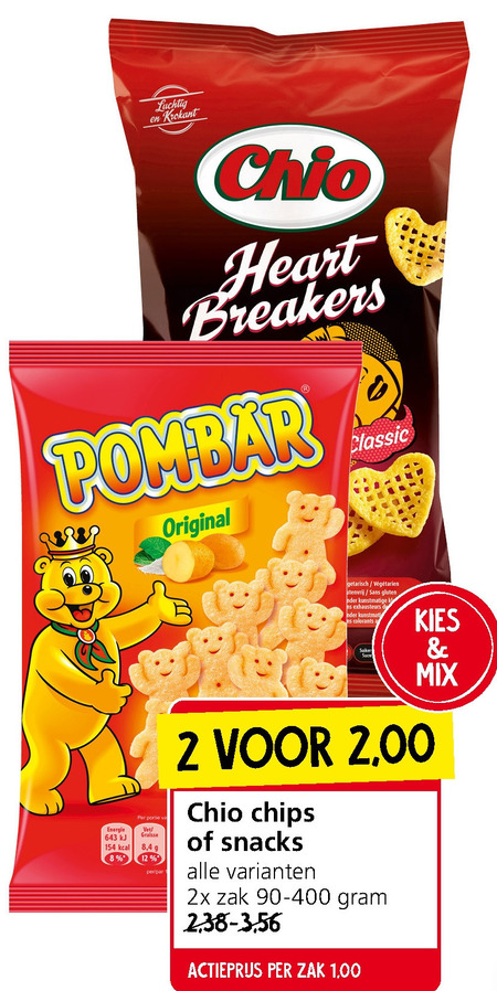 Chio   zoutje, chips folder aanbieding bij  Jan Linders - details