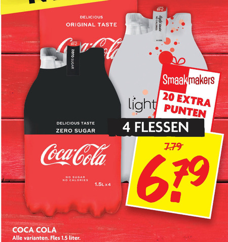 Coca-Cola   cola folder aanbieding bij  Dekamarkt - details