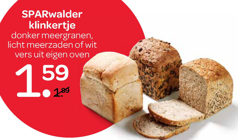 Sparwalder   brood folder aanbieding bij  Spar - details