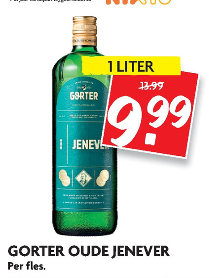 Gorter   jenever folder aanbieding bij  Dekamarkt - details