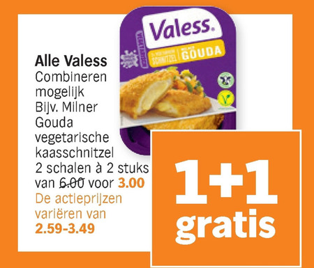 Valess   vegetarisch folder aanbieding bij  Albert Heijn - details