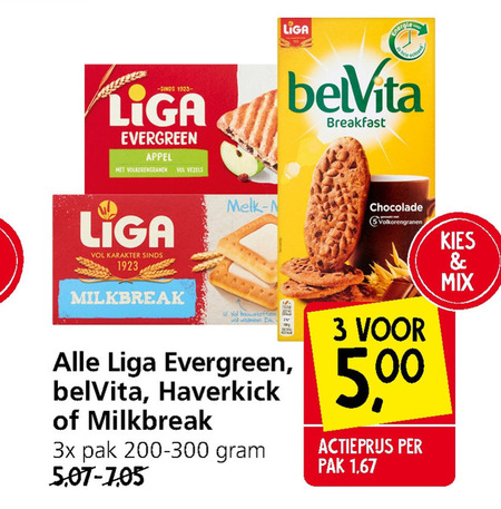 Liga   melkbiscuit folder aanbieding bij  Jan Linders - details