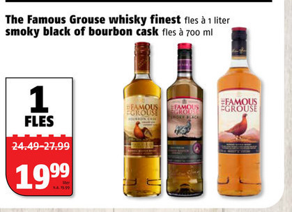 Famous Grouse   whisky folder aanbieding bij  Poiesz - details