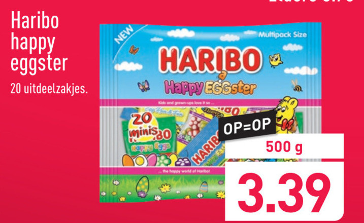 Haribo   snoep folder aanbieding bij  Aldi - details