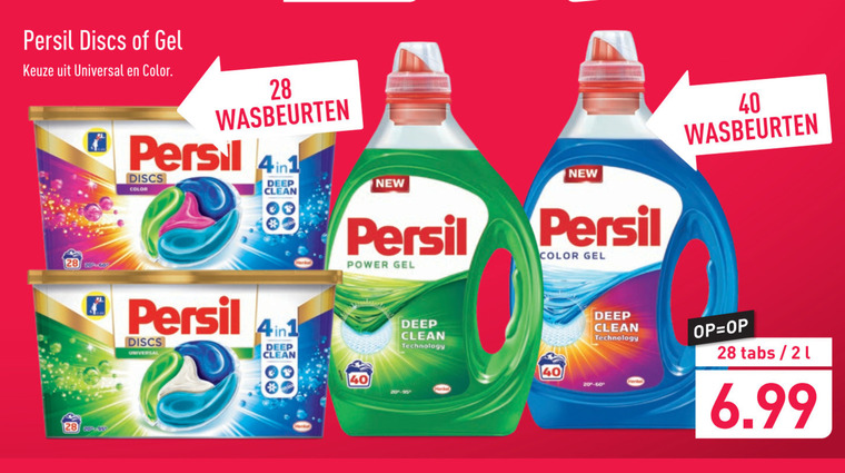 Persil   wasmiddel folder aanbieding bij  Aldi - details