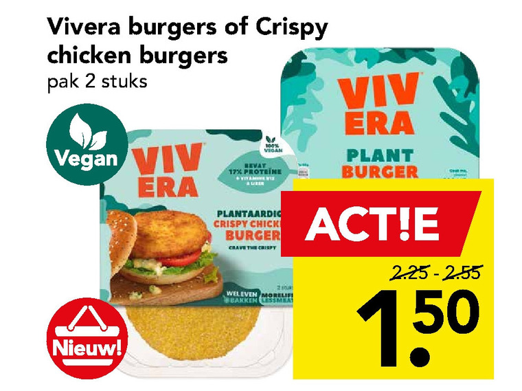 Vivera   vegetarisch folder aanbieding bij  Deen - details