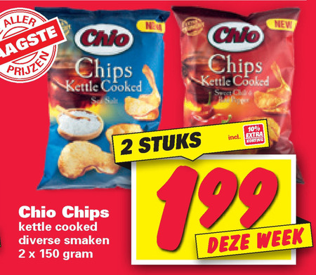 Chio   chips folder aanbieding bij  Nettorama - details