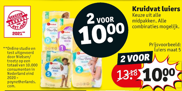 Kruidvat Huismerk   luiers folder aanbieding bij  Kruidvat - details