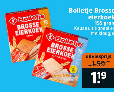 Bolletje   eierkoek folder aanbieding bij  Trekpleister - details