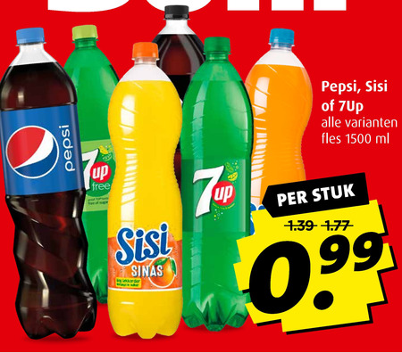 7-Up   cola, frisdrank folder aanbieding bij  Boni - details