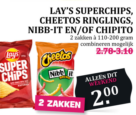 Cheetos   chips, zoutje folder aanbieding bij  Boons Markt - details