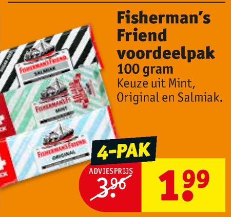 Fishermans Friend   keelpastilles folder aanbieding bij  Kruidvat - details