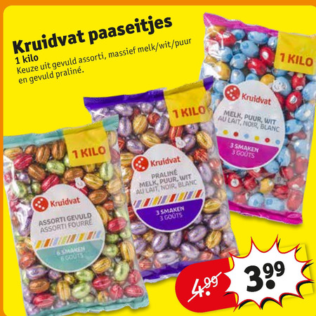 Kruidvat Huismerk   paaseitjes folder aanbieding bij  Kruidvat - details