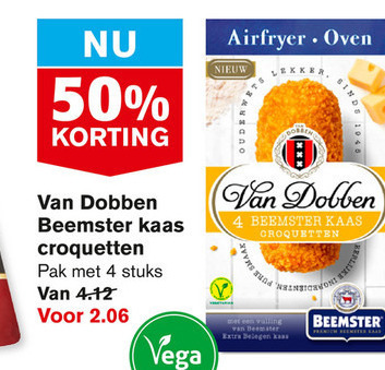 Van Dobben   kaassouffles folder aanbieding bij  Hoogvliet - details