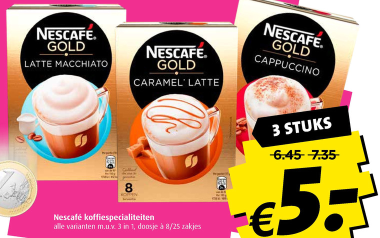 Nescafe   oploskoffie folder aanbieding bij  Boni - details