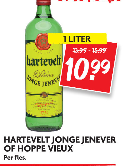 Hoppe   jenever, vieux folder aanbieding bij  Dekamarkt - details