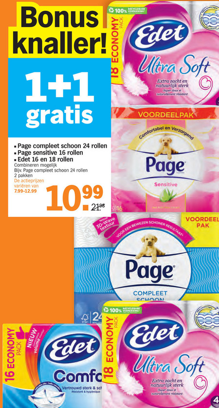 Page   toiletpapier folder aanbieding bij  Albert Heijn - details