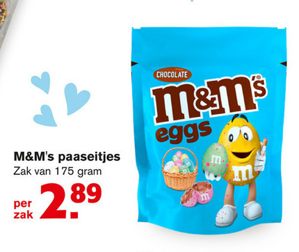 M en Ms   paaseitjes folder aanbieding bij  Hoogvliet - details