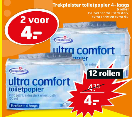 Trekpleister Huismerk   toiletpapier folder aanbieding bij  Trekpleister - details