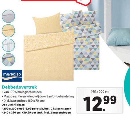 Meradiso   dekbedovertrek folder aanbieding bij  Lidl - details