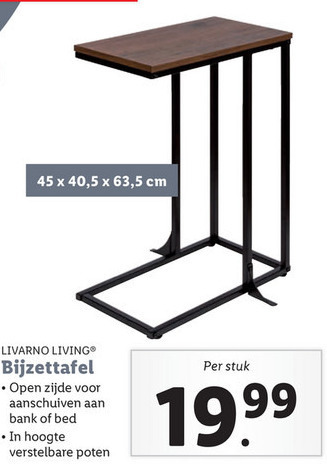 Bekend Shetland jacht bijzettafel folder aanbieding bij Lidl - details