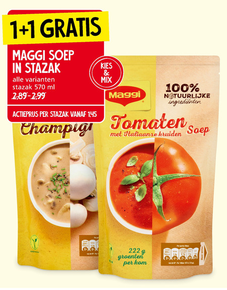 Maggi   soep folder aanbieding bij  Jan Linders - details