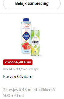 Karvan Cevitam   limonadesiroop folder aanbieding bij  Jumbo - details