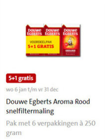 Douwe Egberts   koffie folder aanbieding bij  Jumbo - details