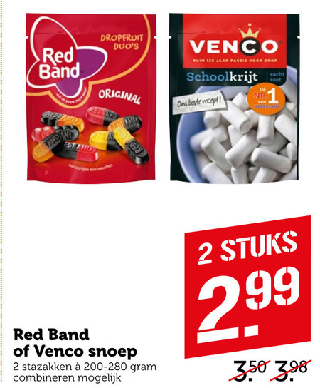 Red Band   snoep, drop folder aanbieding bij  Coop - details