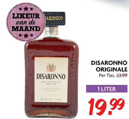 Disaronno   amaretto folder aanbieding bij  Dekamarkt - details