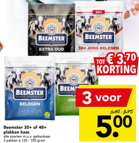 Beemster   kaasplakken folder aanbieding bij  Deen - details