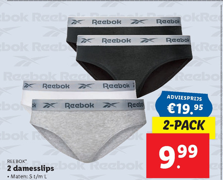 Reebok   damesslip folder aanbieding bij  Lidl - details