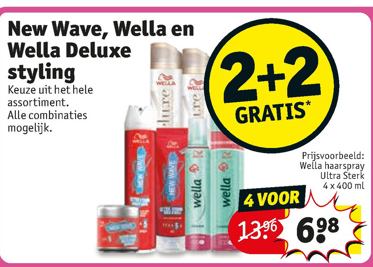 Wella   hairspray, haargel folder aanbieding bij  Kruidvat - details