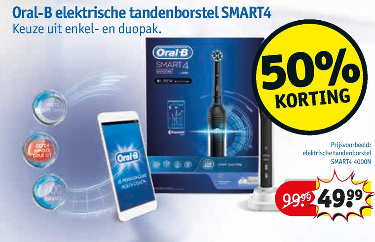 Braun Oral-B   electrische tandenborstel folder aanbieding bij  Kruidvat - details