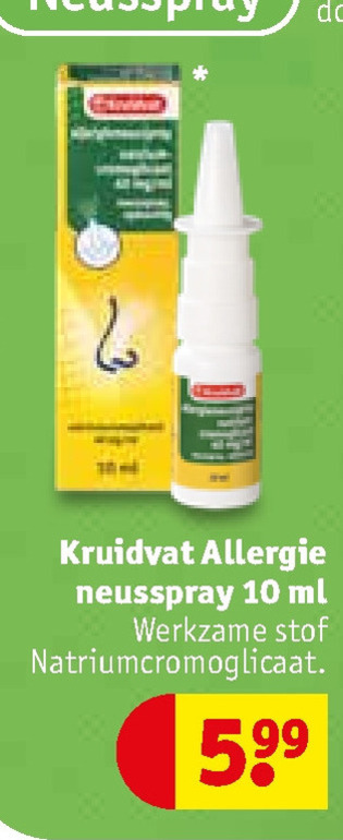 Kruidvat Huismerk   neusspray folder aanbieding bij  Kruidvat - details