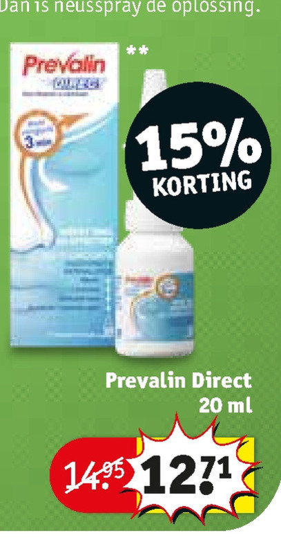 Prevalin   huisapotheek folder aanbieding bij  Kruidvat - details