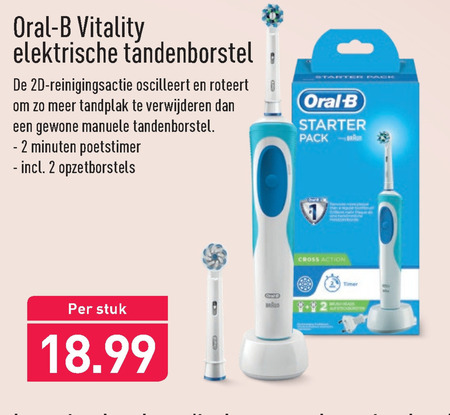 Braun Oral-B   electrische tandenborstel folder aanbieding bij  Aldi - details